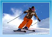 Skiing in Kashmir